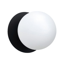 Lassie Opal Frosted Glass Cool White LED Outdoor Wall Light